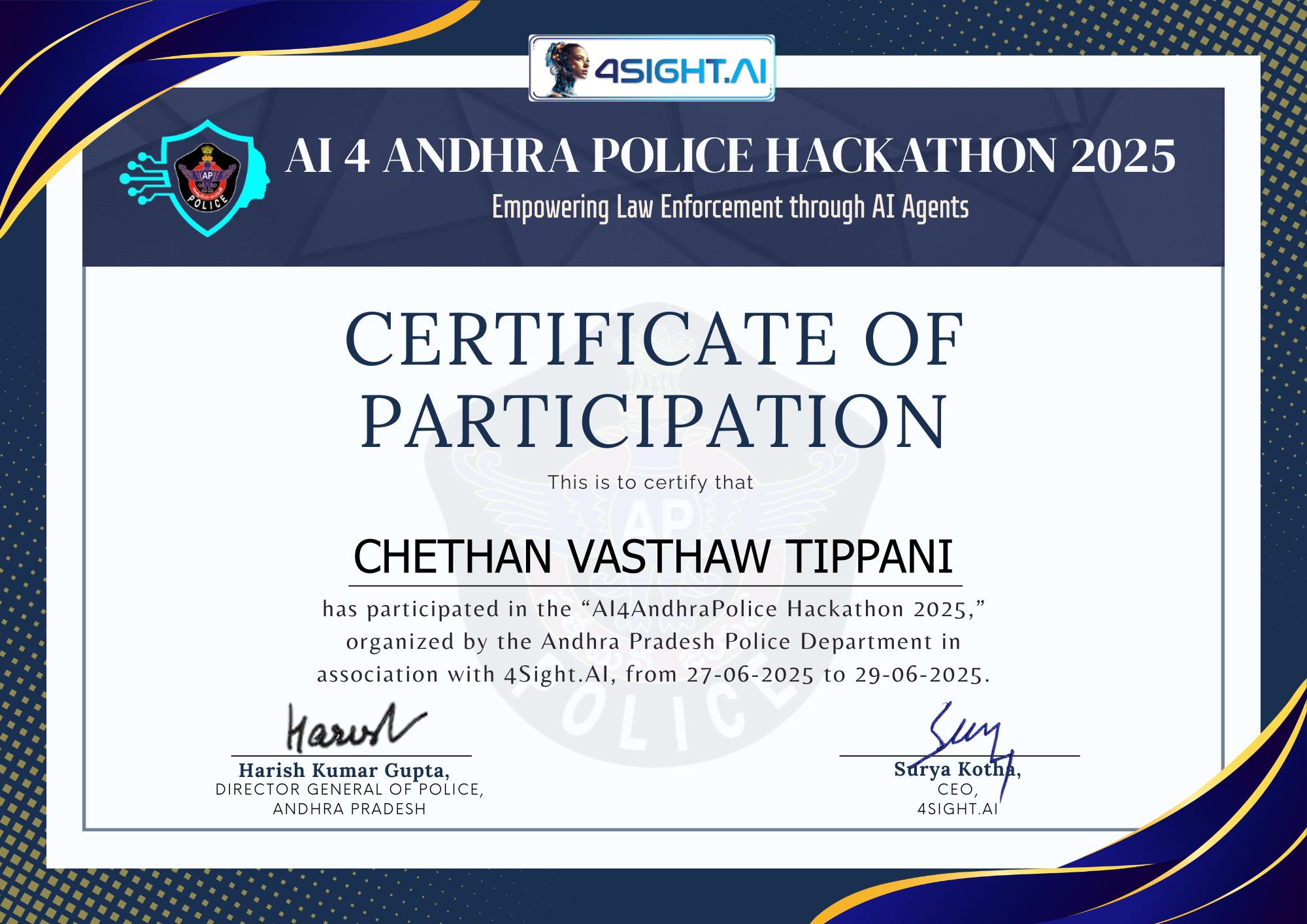Chethan Vasthaw Tippani