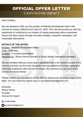 Offer Letter